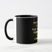 Mug Blague sur l'eau et le gin drôle (Gauche)