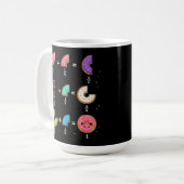 Mug Blagues de maths sur les fractions de beignets (Devant gauche)