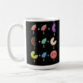Mug Blagues de maths sur les fractions de beignets (Gauche)