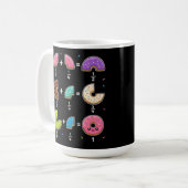 Mug Blagues de maths sur les fractions de beignets (Devant gauche)