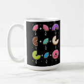 Mug Blagues de maths sur les fractions de beignets (Gauche)