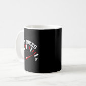 Mug Blagues de papa de chemise Compteur complet Cadeau (Devant gauche)
