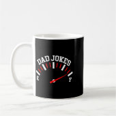Mug Blagues de papa de chemise Compteur complet Cadeau (Gauche)