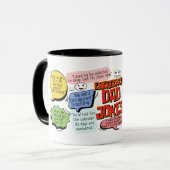 Mug Blagues de papa d'urgence (Devant gauche)