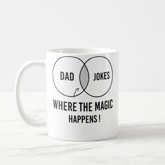 Mug Blagues de Papa Où La Magie Opère (Gauche)