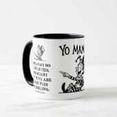 Mug blagues freudiennes sur ta mère - En conflit (Devant gauche)