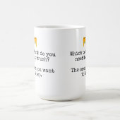Mug Blagues sur le brossage des dents (Centre)