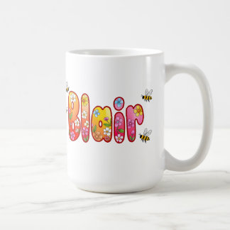 Mug Blair - Motif floral et abeille