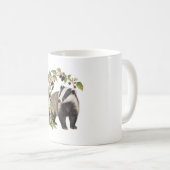Mug Blaireau à côté des ronces de mûres (Devant droit)