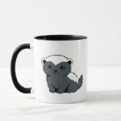 Mug Blaireau Miel Cartoon Mignon (Gauche)