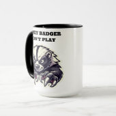 Mug Blaireau N'aime Pas Jouer (Devant gauche)