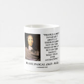 Mug Blaise Pascal arrivent à la base de croyances (Centre)