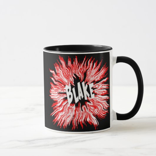 Mug Blake Nom étoile en rouge (Droite)