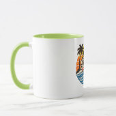 Mug Blake Retro Sunset Name Design (Gauche)