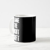 Mug Blâmer La Nuit Shift Infirmière Appréciation Motiv (Devant gauche)