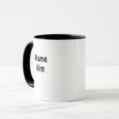 Mug "Blâmez-le" "Ce n'est pas ma faute" Drôle (Devant gauche)