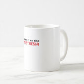 Mug Blâmez-le sur l'anesthésie (Devant droit)