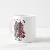 Mug Blâmez-le sur mes bottes - Fun Mug! (Devant gauche)