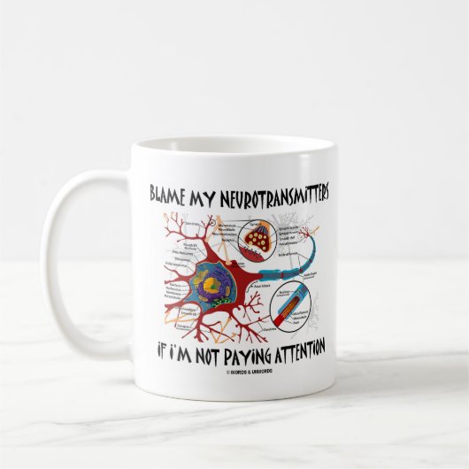 Mug Blâmez mes neurotransmetteurs sinon prêtant (Gauche)
