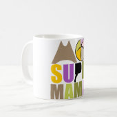 Mug blanc 325 ml Moi Super Maman - Logo Nature (Devant gauche)