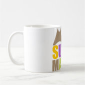 Mug blanc 325 ml Moi Super Maman - Logo Nature (Gauche)