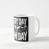 Mug Blanc 325 ml Mouk blanc classique (Devant droit)