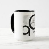 Mug Blanc 90 Décennie Anniversaire (Devant gauche)