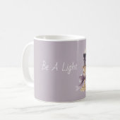 Mug Blanc Abstrait Élégant (Devant gauche)