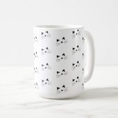 MUG BLANC AVEC BLANC BLANC BLANC ET OREILLES (Devant droit)