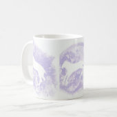 Mug blanc avec conception hippique (Devant gauche)