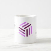 Mug blanc avec logo violet (Centre)