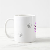Mug blanc avec logo violet (Gauche)