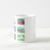 Mug blanc avec plage et paysages naturels (Centre)