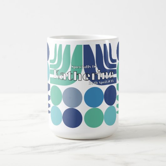 Mug Blanc Bleu Bohème (Centre)