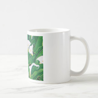 Mug Blanc Calla Lilies