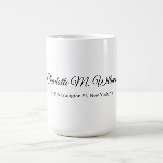 Mug Blanc clair minimaliste professionnel moderne