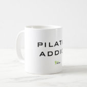 Mug blanc classique 11 oz | Addict Pilates (Devant gauche)