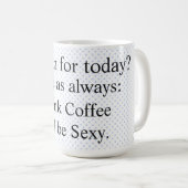 Mug blanc classique/Citation (Devant droit)