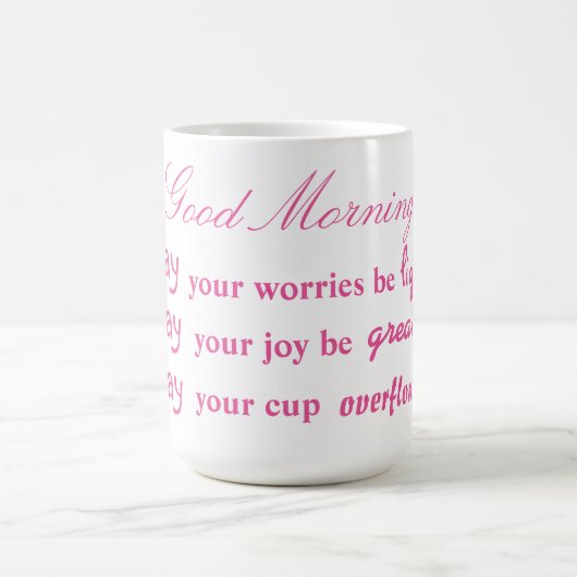 Mug blanc classique/Citation (Centre)