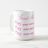Mug blanc classique/Citation (Devant gauche)