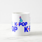 Mug blanc classique fabuleux de KPop d'amour de ♥I (Centre)