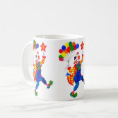 Mug blanc 'clown' (Devant gauche)