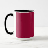 Mug Blanc Créez votre propre - Rouge cerisier (Gauche)