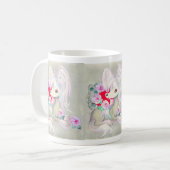 Mug Blanc crêté chinois mignon de chiot (Devant gauche)