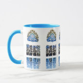 Mug Blanc de la fenêtre 1 de foyer de mosquée (Gauche)