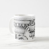 Mug Blanc EGG & DART (Devant gauche)