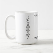 Mug Blanc élégant (Gauche)
