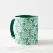 Mug blanc et vert de Noël (Devant gauche)