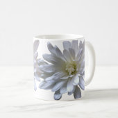 Mug Blanc floral blanc marguerite blanc maman blanche (Devant droit)