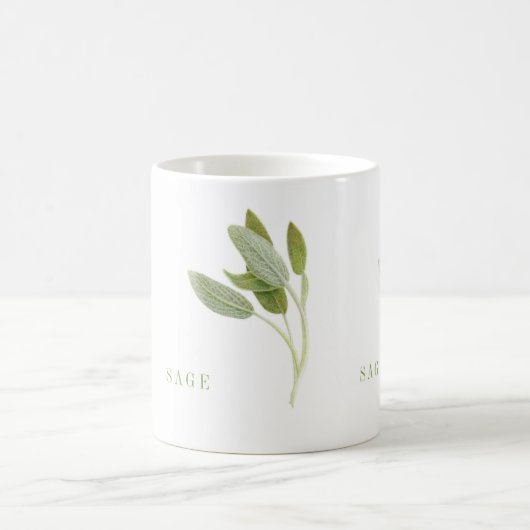 Mug blanc FRAIS SAGE (Centre)